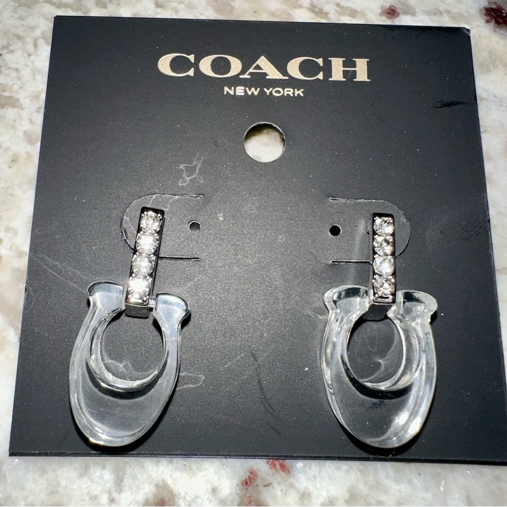 COACH Hypoallergenic Earrings - Picture 3 of 6